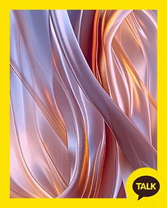 Shiny Golden Silk Fabric 카카오톡 테마 카톡테마 무료 다운로드